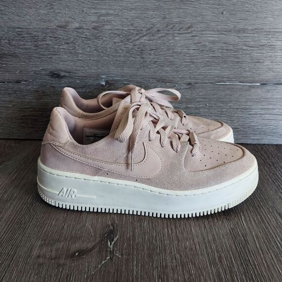 Nike Air Force 1 Sage Low Platform Sneaker Sz 8.5 - Picture 1 of 10